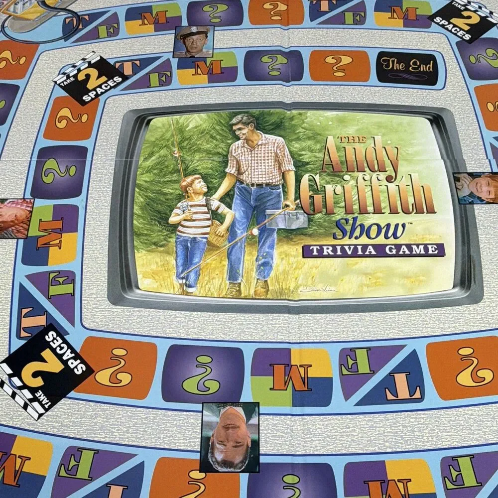 Vintage 1998 Andy Griffith Show Trivia Board Game Talicor Mayberry Complete